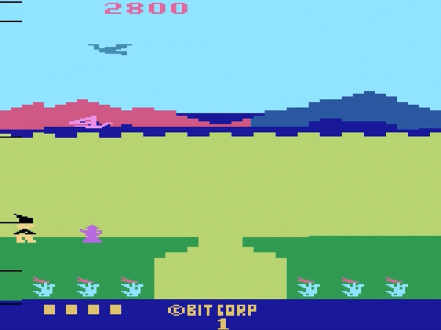 Bobby Is Going Home title screen for Atari 2600